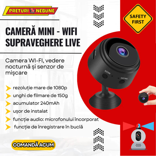 Camera Mini - Wifi, supraveghere live